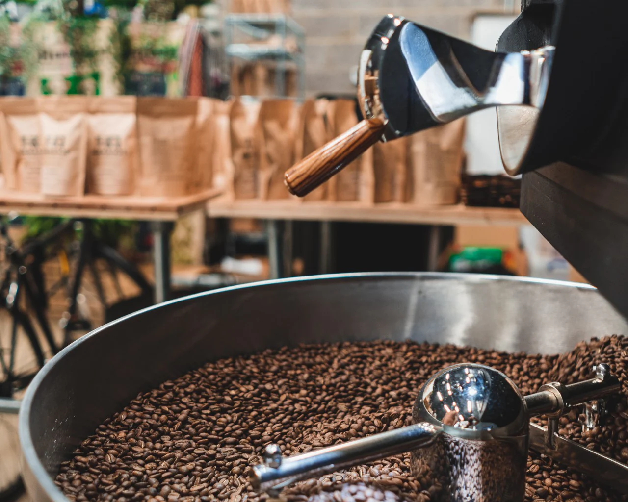 freshly roasted coffee beans roastery packaged subscription delivery